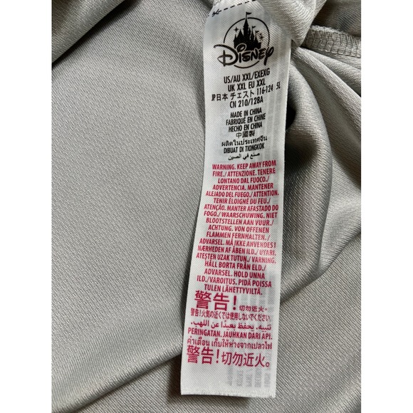 Walt Disney World Shirt Mens 2XL Gray Button Baseball Jersey 71 Park Anniversary - Picture 6 of 13